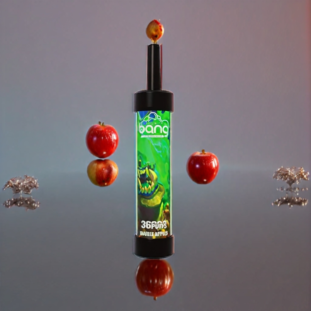 Bang 36000 Puffs Engangs Vape Dobbelte Æbler 650mAh 40ml 36000 Puffs Mesh Coil 0.60 ohm Engros Danmark