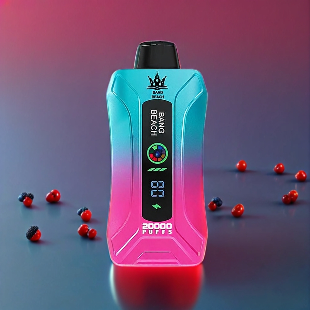 Bang Beach 20000 Puffs Engangs Vape Blandet Bær 35ml 650mAh Smart Skærm Engros Danmark