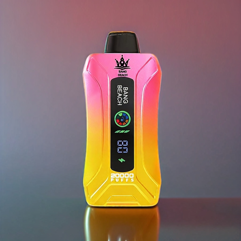 Bang Beach 20000 Puffs Engangs Vape Fersken Mango 35ml 650mAh Smart Skærm Engros Danmark