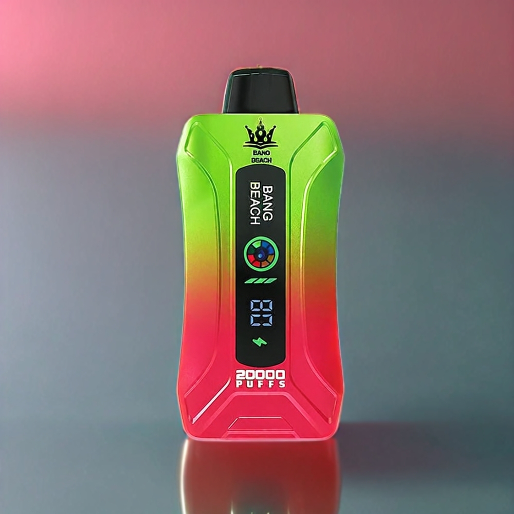 Bang Beach 20000 Puffs Engangs Vape Jordbær Vandmelon 35ml 650mAh Smart Skærm Engros Danmark