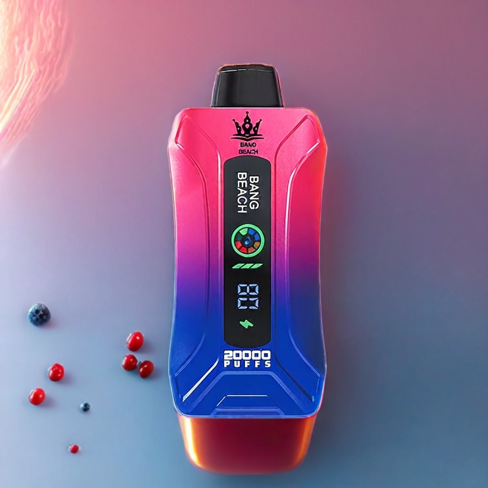 Bang Beach Triple Bær Is 20000 Puffs 35ml 650mAh Smart Skærm Engros Danmark