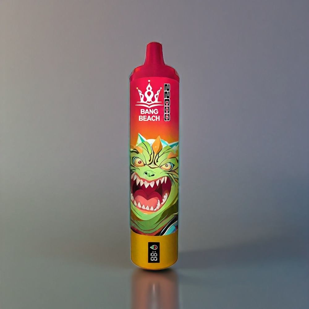 Bang Beach 22000 Puffs Engangs Vape Sur Æble 36ml 650mAh 0%/2%/3%/5% Engros Danmark
