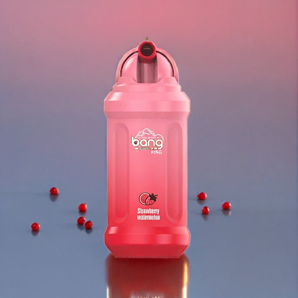 Bang King 12000 Puffs 23ml/650mAh 0%-5% 1.2Ω Mesh Jordbær Vandmelon Engros Danmark