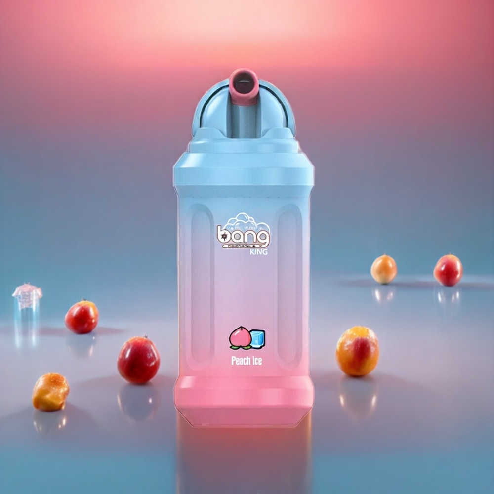 Bang King 12000 Puste 23ml 650 mAh 1,2 Ohm Mesh Peach Is Engros Danmark