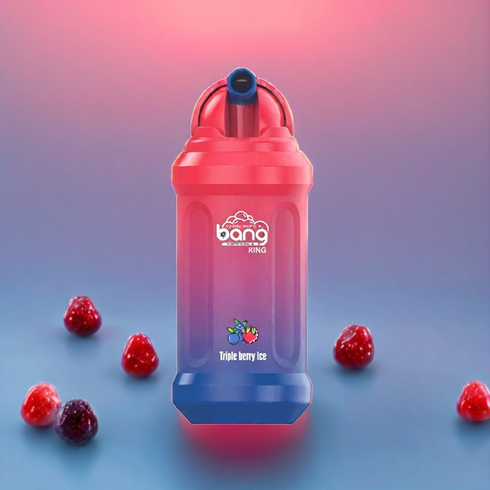 Bang King Triple Bær Is 12000 Puffs 23ml 650mAh 1.2Ω Mesh Engros Danmark