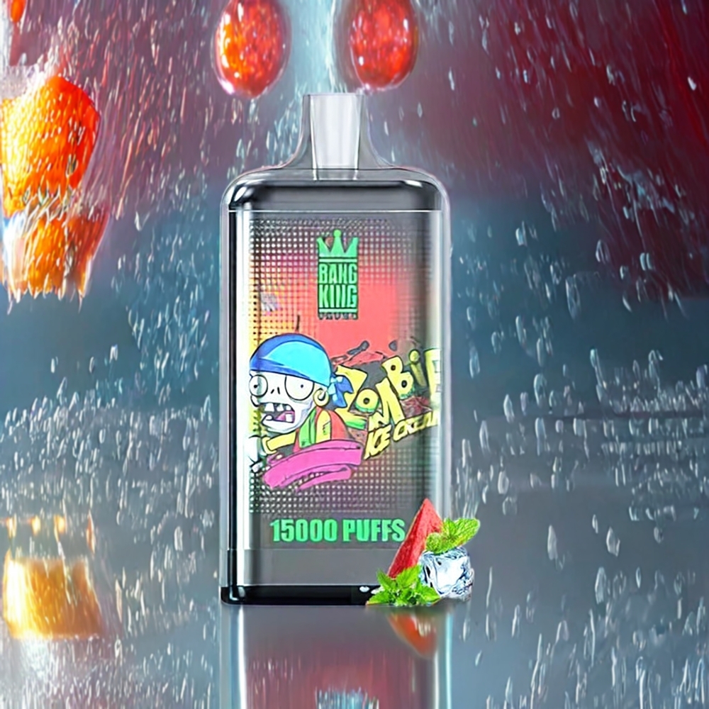 Bang King 15000 Puffs Lush Is (Lys Is) 21ml 550mAh 0%/2%/3%/5% Engros Danmark