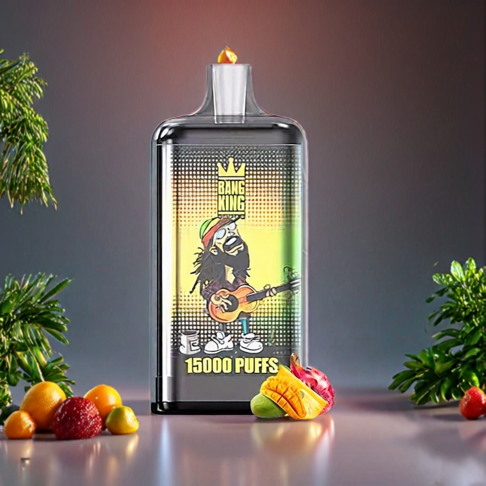 Bang King Tropisk Frugt 15000 Puffs 21ml 550mAh 0%/2%/3%/5% Engros Danmark