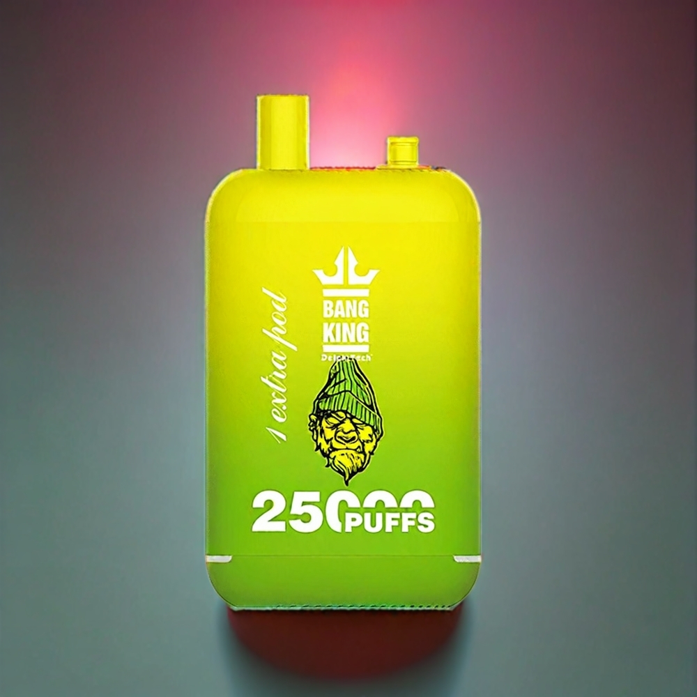 Bang King Tropical Frugt 25000 Puffs 46ml 650mAh 0%/2%/3%/5% 1.0 Ohm Type-C Dual Pod System Engros Danmark