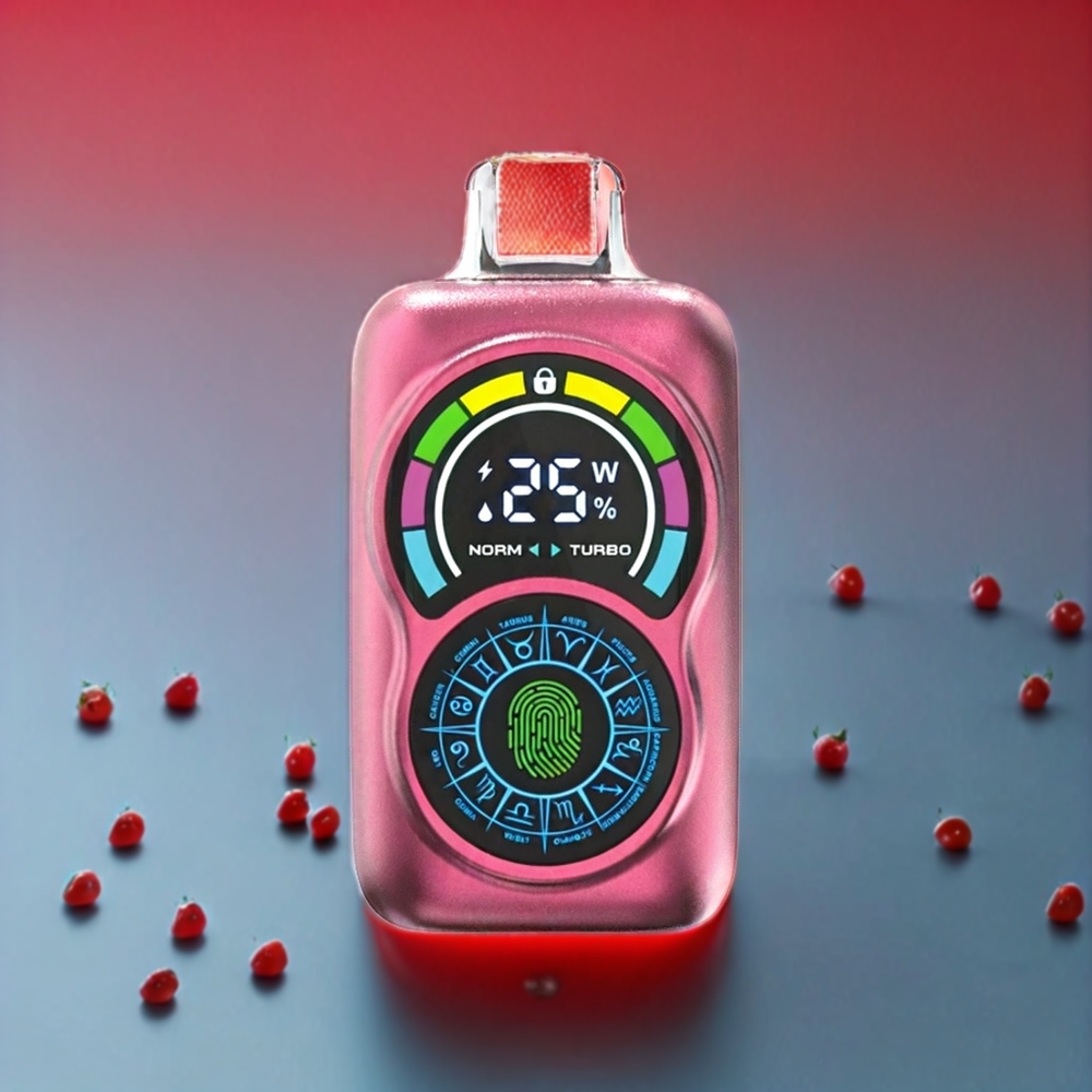 Bang King Constellation 36000 Puffs Engangs Vape Jordbær Vandmelon 0%/2%/3%/5% Nikotin 650mAh 30ml Type-C Justerbar Luftflow Engros Danmark