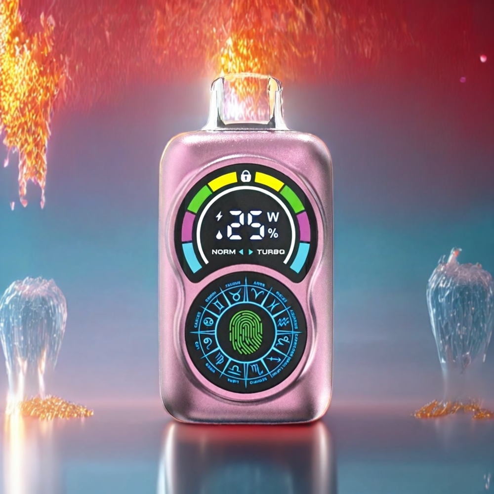 Bang King Constellation 36000 Pust 0%-5% Nikotin 650mAh 30ml Type-C Justerbar Luftflow Fersken Is Engros Danmark