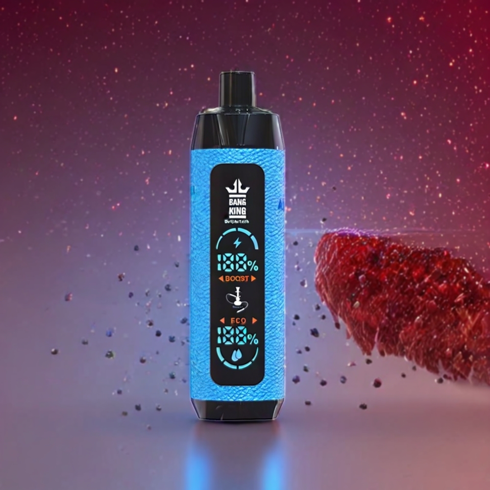 Bang King Shisha 25000 Puffs 30ml 650mAh 0.6 Ohm Type-C 0%/2%/3%/5% Engros Danmark