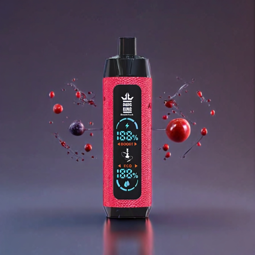 Bang King Shisha 25000 Puffs Engangs Vape Dårligt Blod 30ml 650mAh 0.6Ω Type-C 0%/2%/3%/5% Engros Danmark