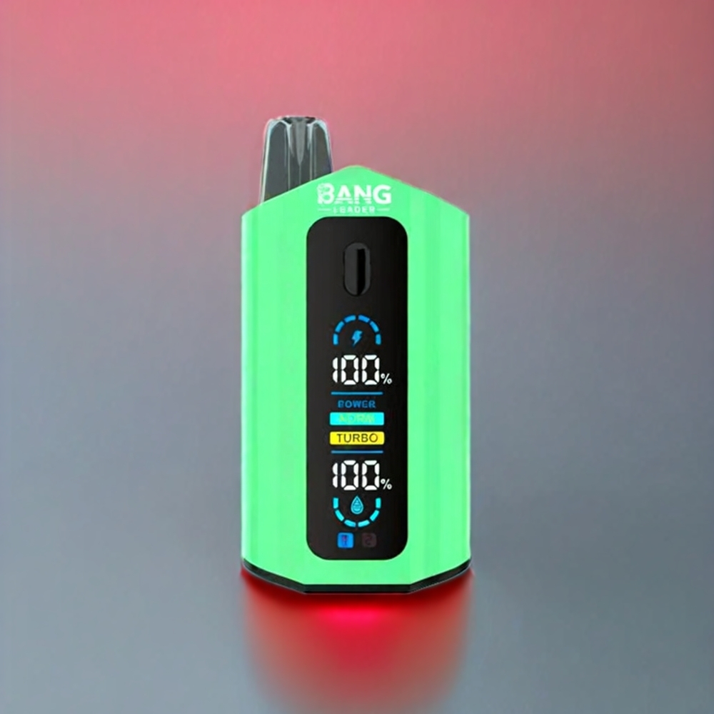 Bang Leader 50000 Puffs Engangs Væskedamp Æble Pære Kiwi Passionsfrugt Guava 13400mAh 36ml Type-C Engros Danmark