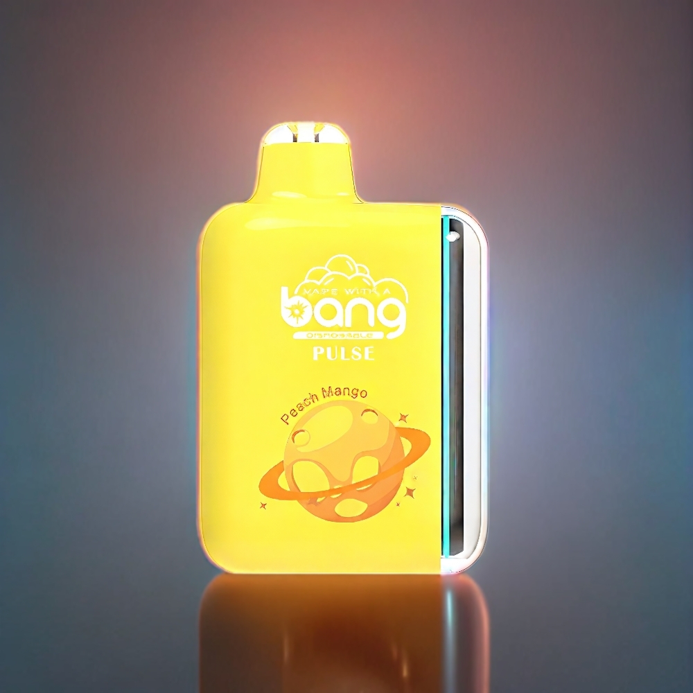 Bang Pulse 18000 Pust Ombær Mango Type-C 650mAh 0%/2%/3%/5% 26ml 1.0 ohm Mesh Coil Engros Danmark
