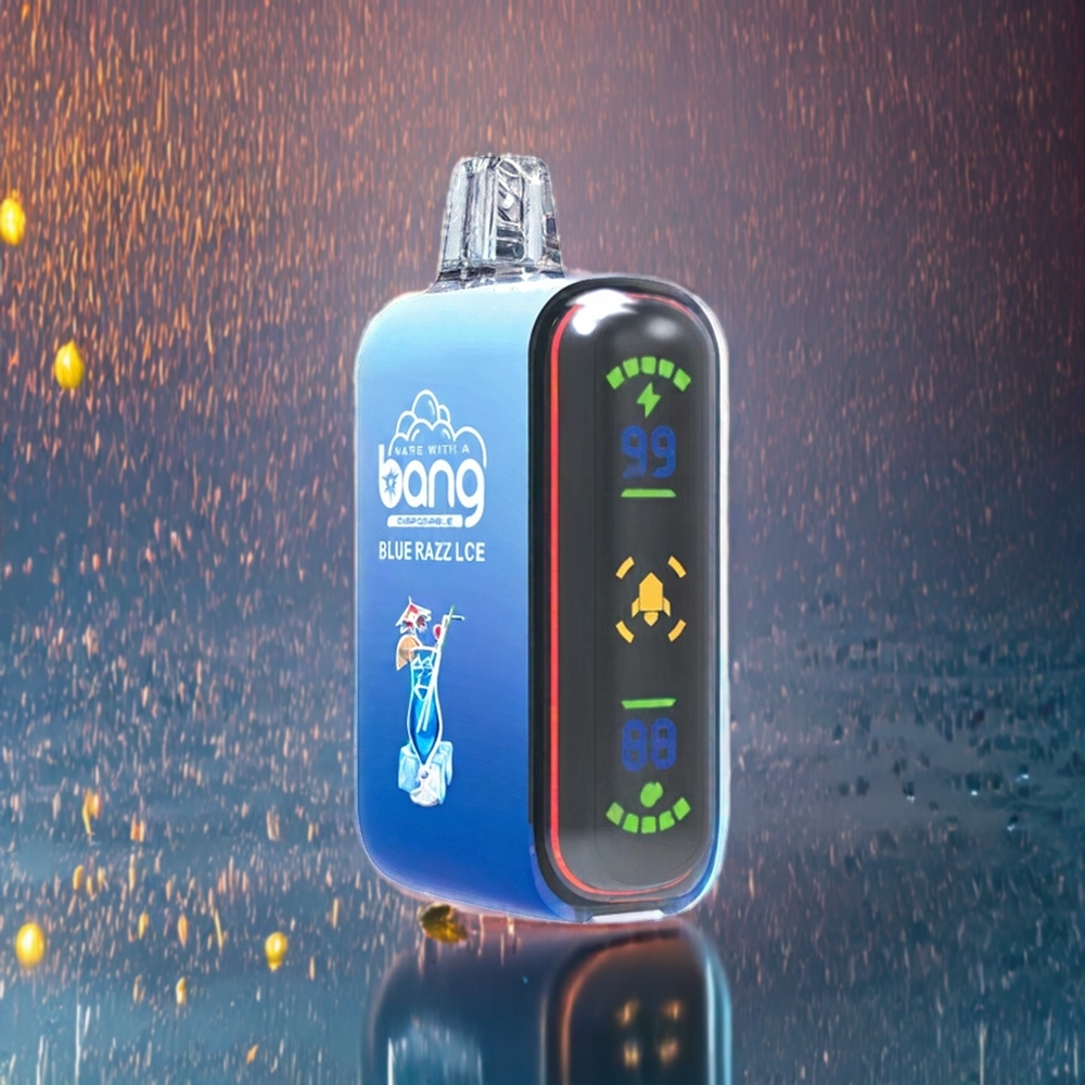 Bang Rocket 18000 Pust 26ml 650mAh Blå Hindbær Is 0%/2%/3%/5% Engros Danmark