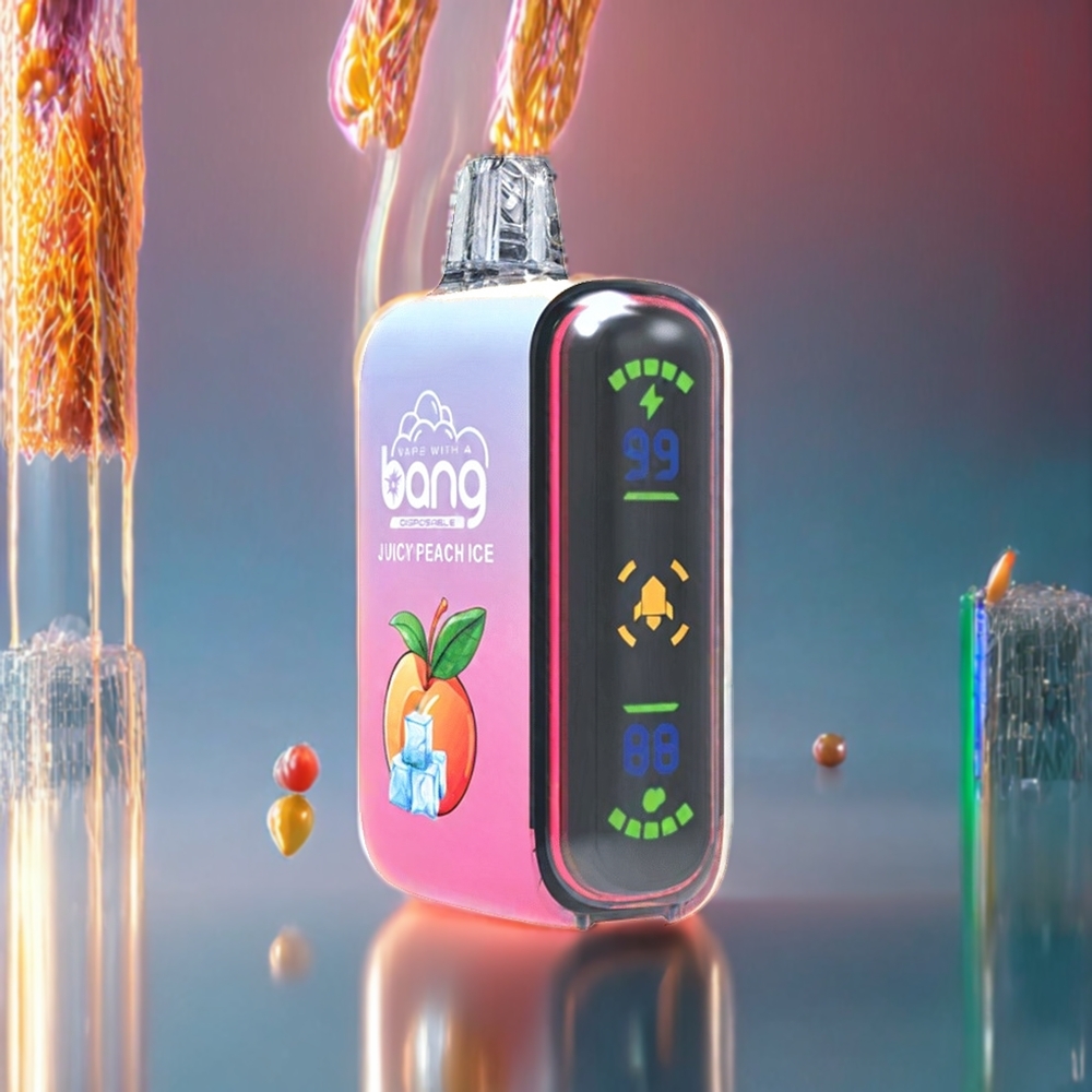 Bang Rocket 18000 Pust Engangs E-dampersaftig Fersken Is 26ml 650mAh Engros Danmark