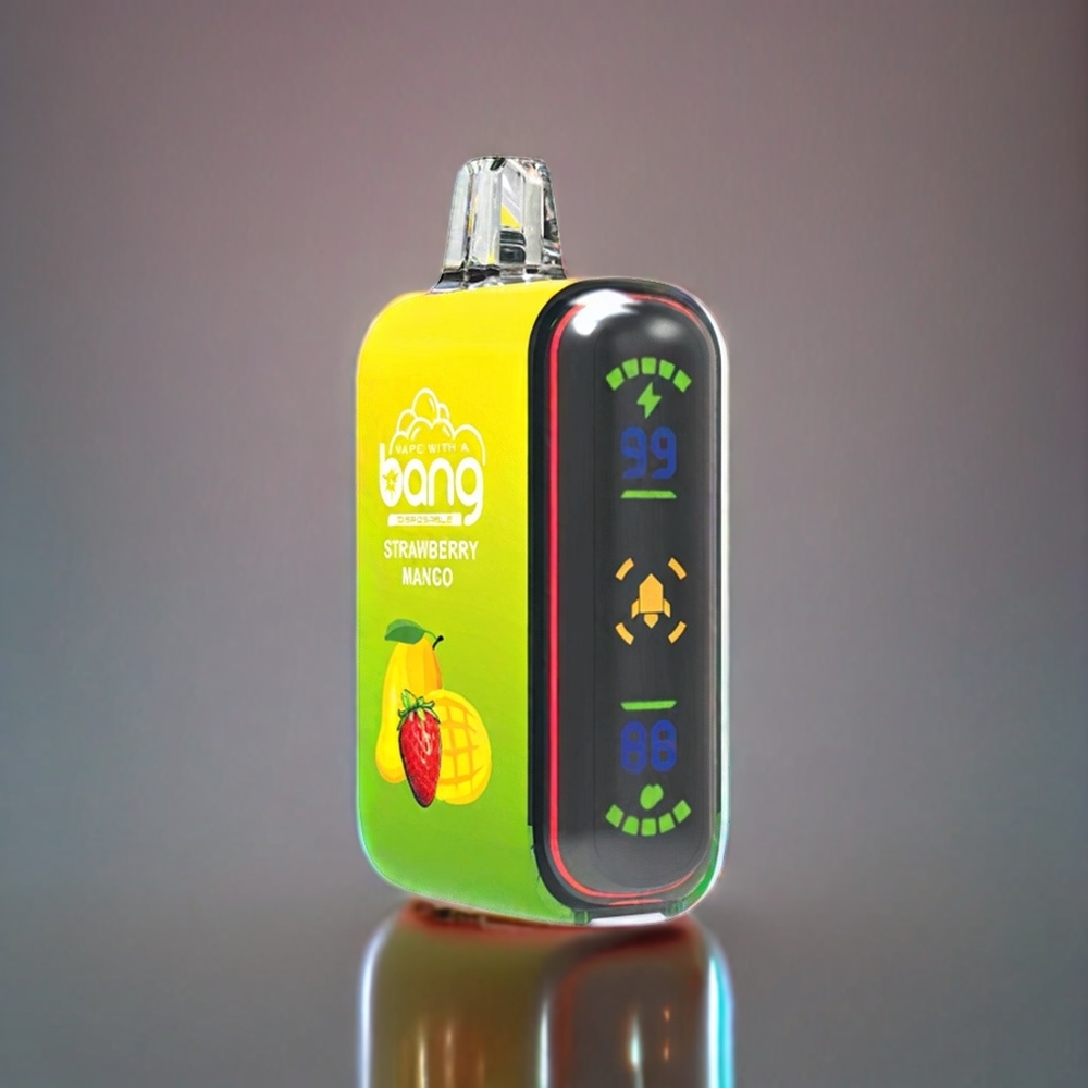 Bang Rocket 18000 Pust Engangs Vape Jordbær Mango 26ml 650mAh Engros Danmark