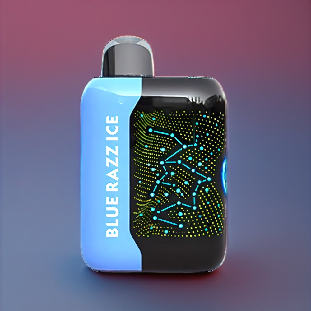 Bang Starry 25000 Puffs 28ml 800mAh Type-C Blåbær Is parameter combination + Engros Danmark
