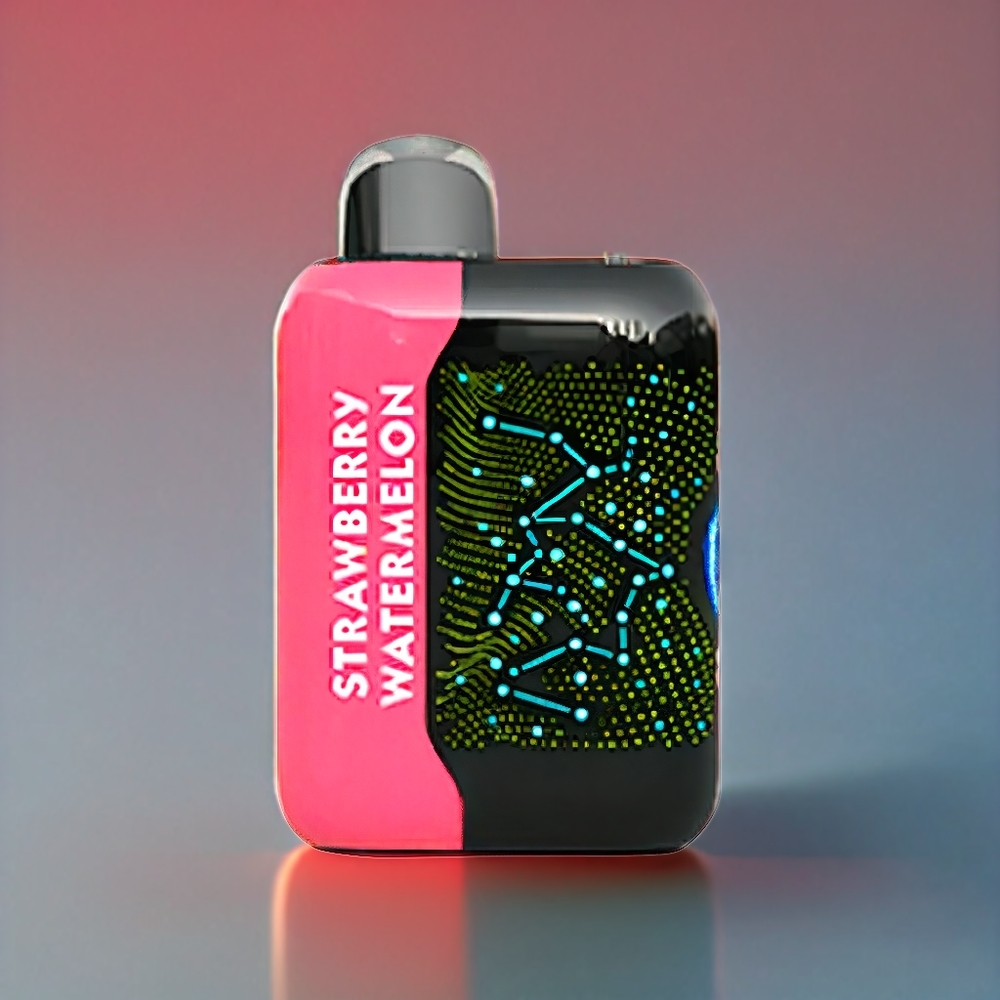 Bang Starry 25000 Puffs Engangs Vape Jordbær Vandmelon 28ml 800 mAh 1.0 Ohm Mesh Type-C Engros Danmark