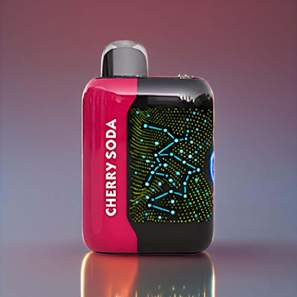 Bang Starry 25000 Pust 28ml 800 mAh 0%/2%/3%/5% 1.0 Ohm Type-C Hurtigopladning Kirsebær Sodavand Engros Danmark