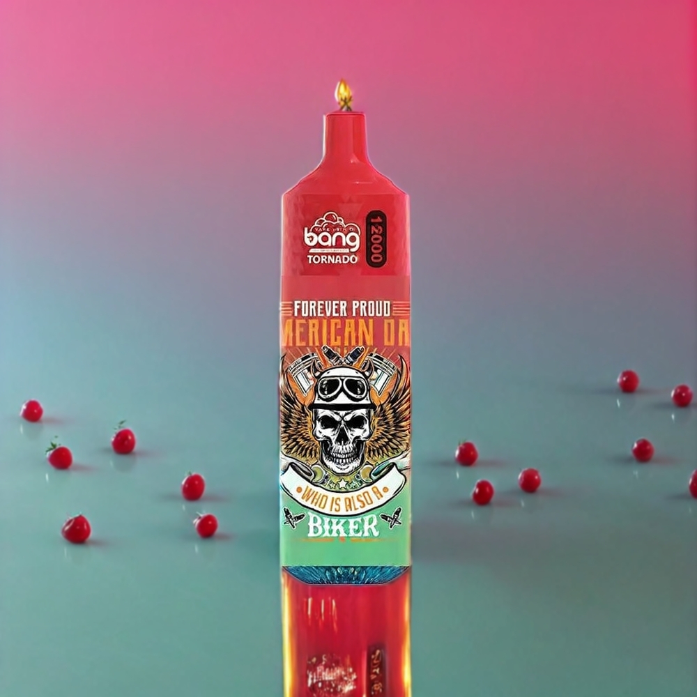 Bang Tornado 12000 Puffs 23ml 650 mAh 0%,2%,3%,5% Hindbær Vandmelon Engros Danmark