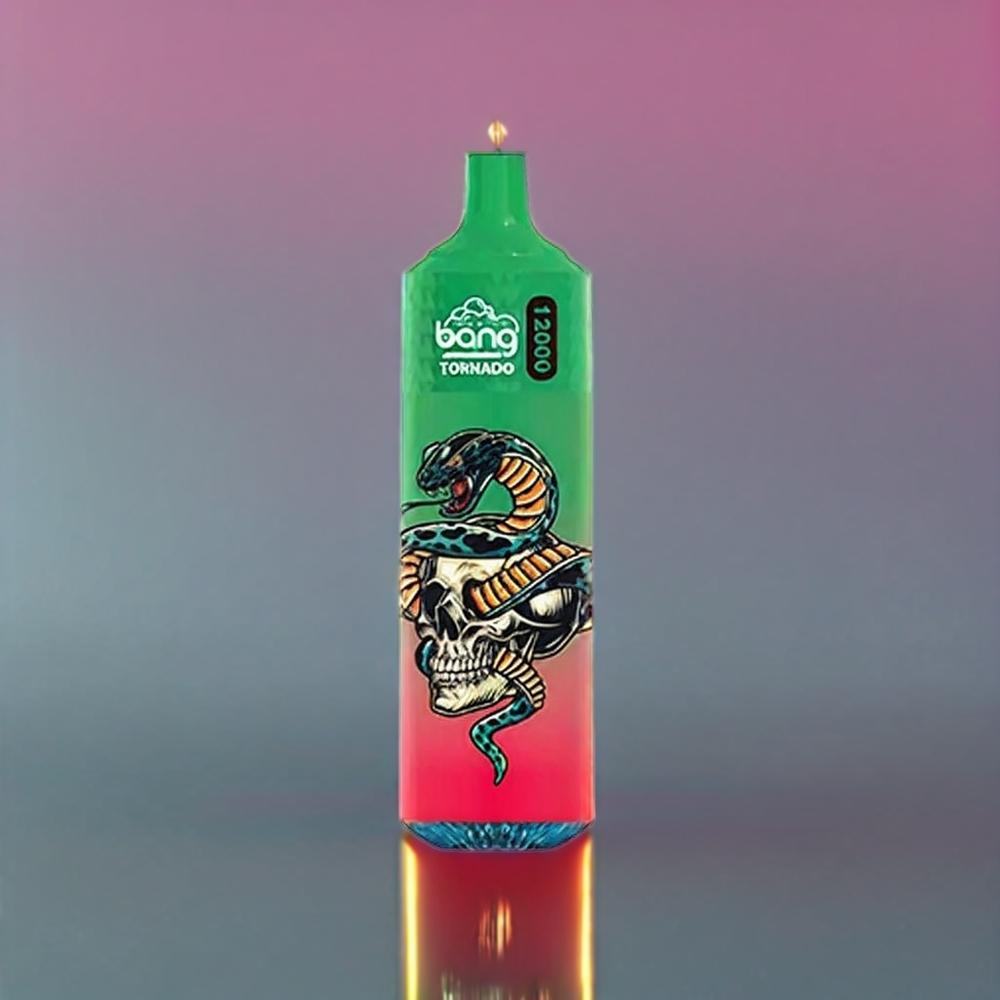 Bang Tornado 12000 Puffs 23ml 650mAh 0%/2%/3%/5% Sur Æble Hindbær Engros Danmark