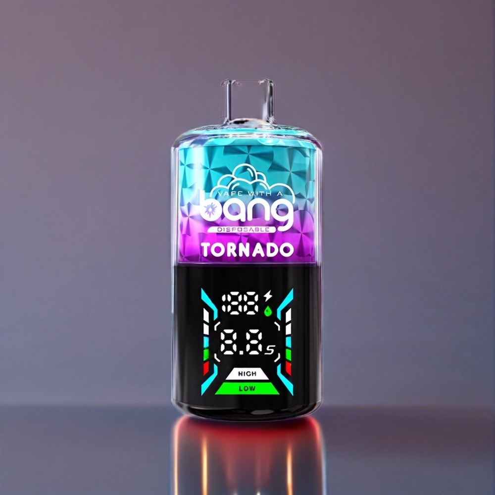 Bang Tornado 40000 Puffs Engangs Vape Blåbær Drue 0% 850mAh 40ml Engros Danmark