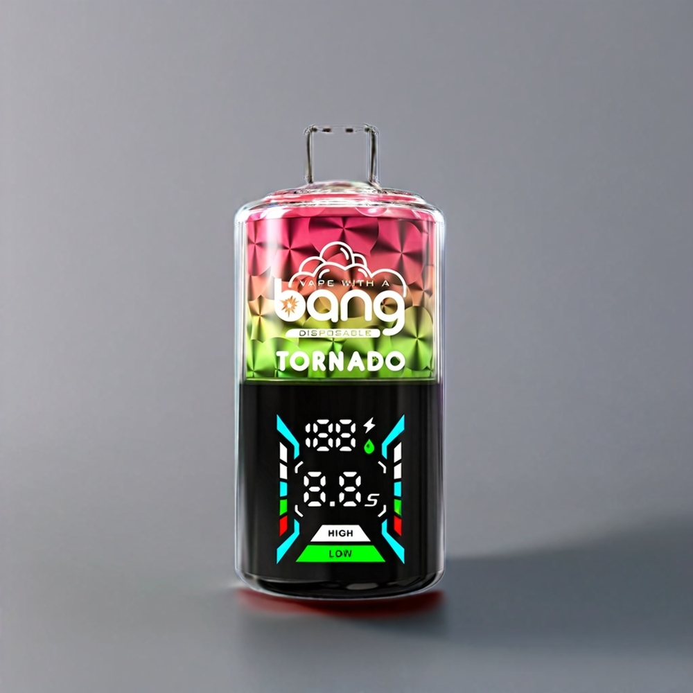Bang Tornado 40000 Puffs Engangs Vape Jordbær Kiwi 0%/2%/3%/5% Nikotin 850mAh 40ml Engros Danmark