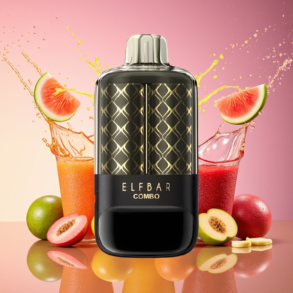 ELF BAR COMBO 25000 Pust Fersken Mango & Vandmelon Engros Danmark