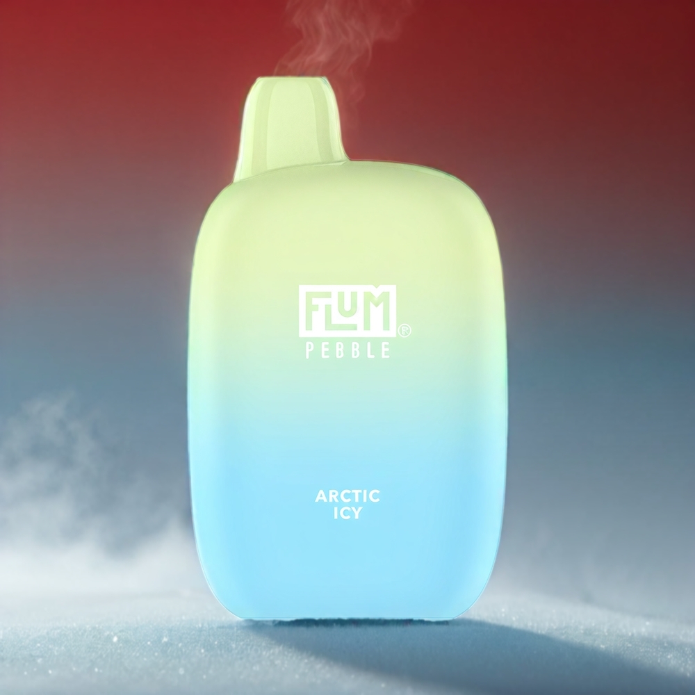 Flum Pebble 6000 Pust 10ml 5% 500mAh Mesh Coil Type-C Arctic Engros Danmark