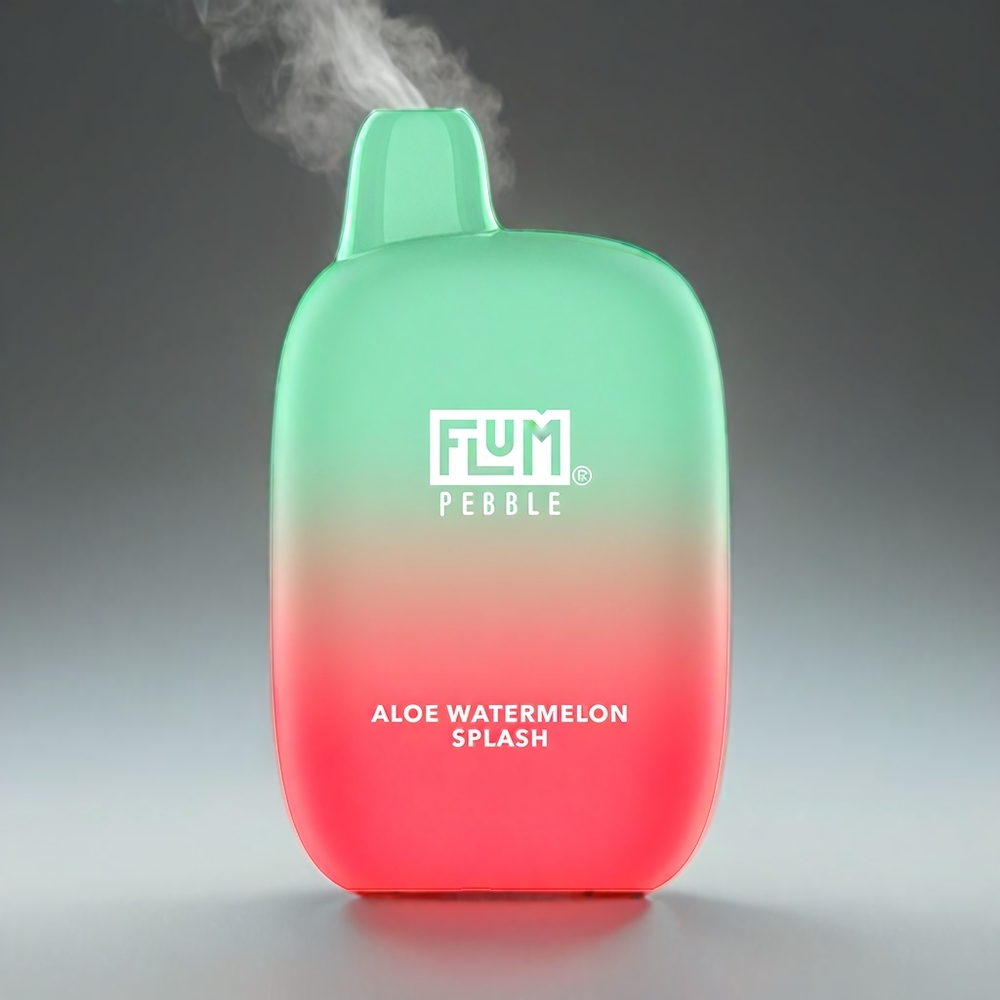 Flum Pebble 6000 Pust Aloe Vandmelon Sprøjt 10ml/5%/500mAh/Mesh/Type-C Engros Danmark