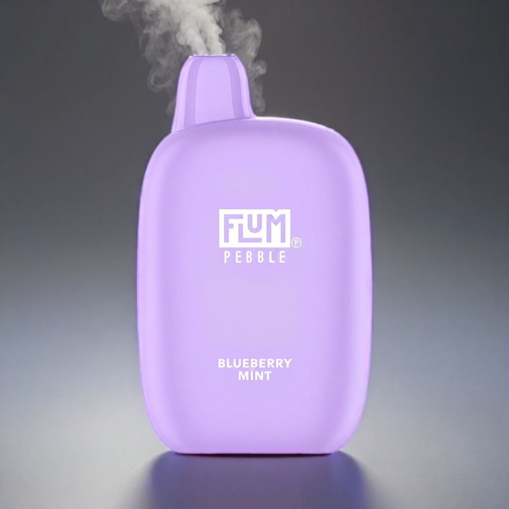 Flum Pebble 6000 Pust Blåbær Miny | 6000 Pust/10ml/5%/500mAh/Mesh Coil/Type-C Ladning + Engros Danmark