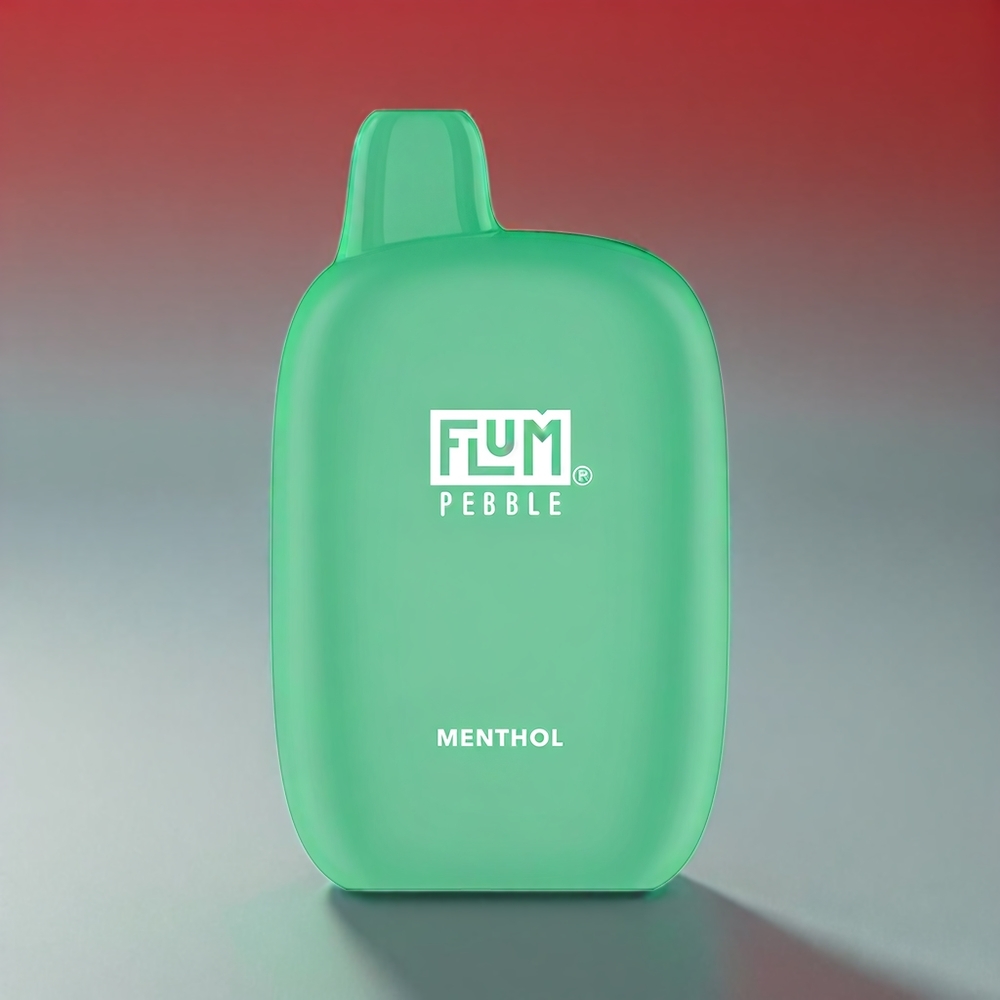 Flum Pebble 6000 Pust Menthol 10ml 5% 500mAh Mesh Coil Type-C Engros Danmark