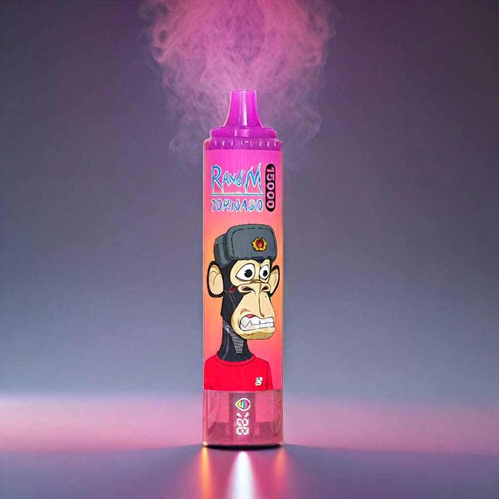 Fumot Randm Tornado 15000 Puff Dragonfrugt 25ml 850mAh 0.9Ω Mesh 0/2/3/5% Type-C LCD Engros Danmark