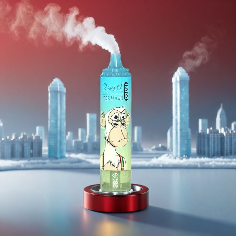 Fumot Randm Tornado Pop 15.000 Puffs 25ml 850mAh 0,9 Ohm Mesh LCD Type-C Engros Danmark