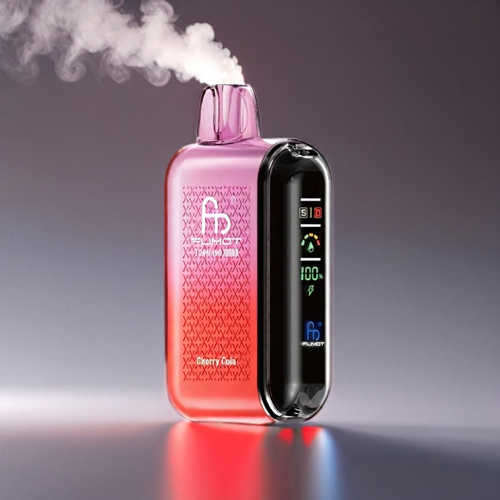 Fumot Tornado 20000 Puffs Dual Mesh 20ml 850mAh Cherry Cola Engros Danmark