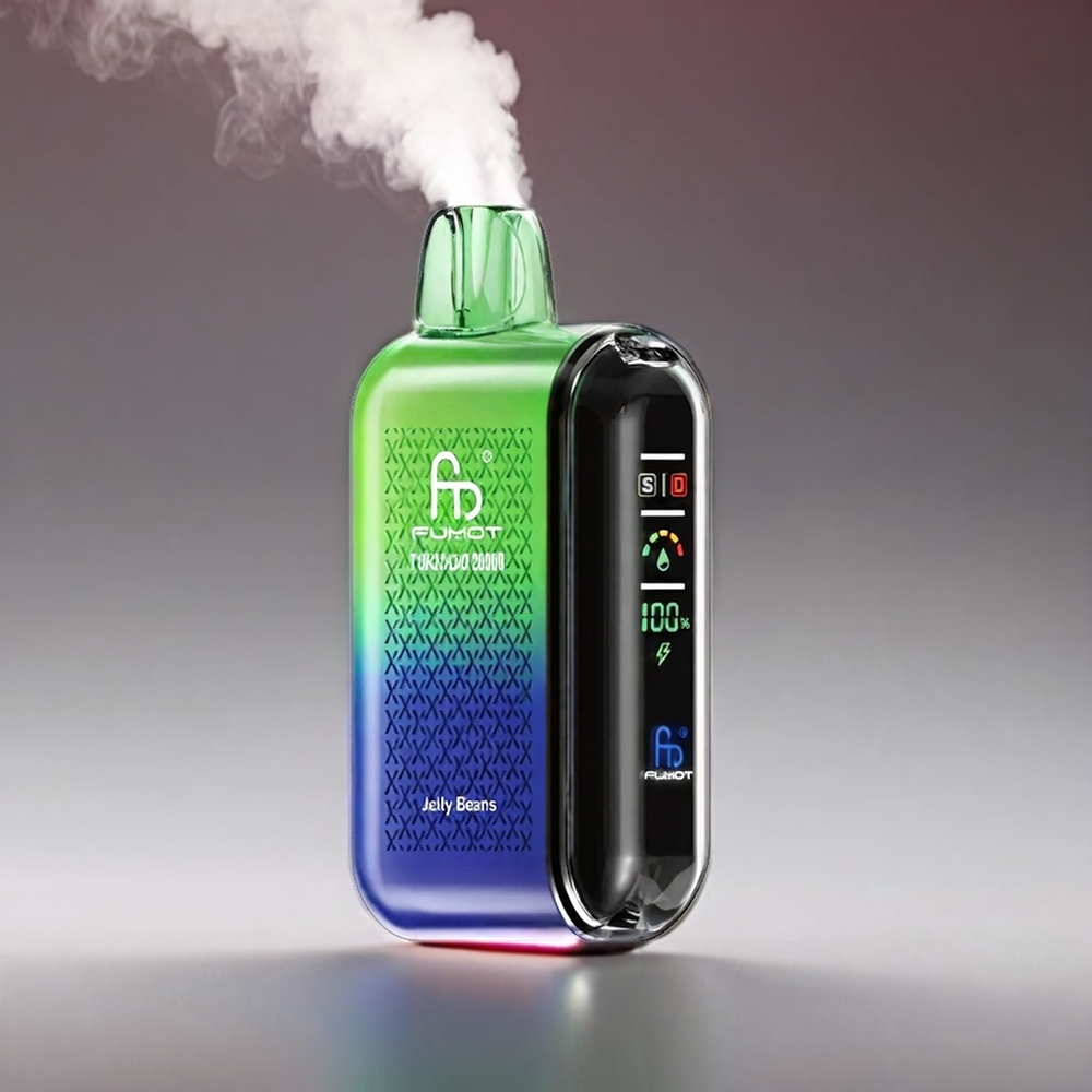 Fumot Tornado 20000 Puffs Dual Mesh 20ml 850mAh Smart Display Airflow 2% Engros Danmark