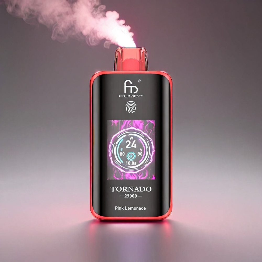 Fumot Tornado 700mAh 20ml 25000 Puffs Pink Lemonade (0/2/3/5%) Engros Danmark