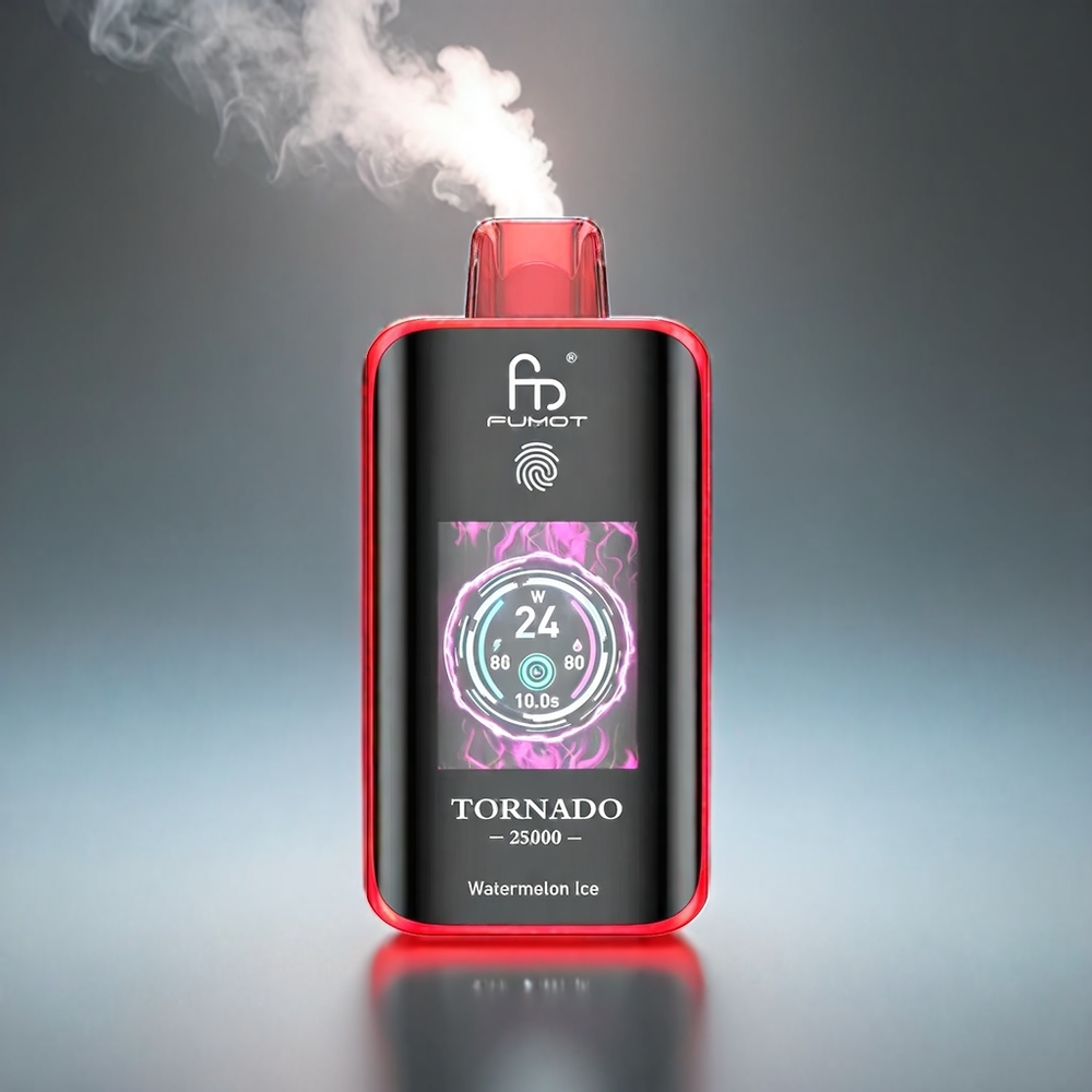 Fumot Tornado Vandmelon 25000 Puffs HD Skærm 700mAh 20ml 0/2%/3%/5% Type-C Engros Danmark