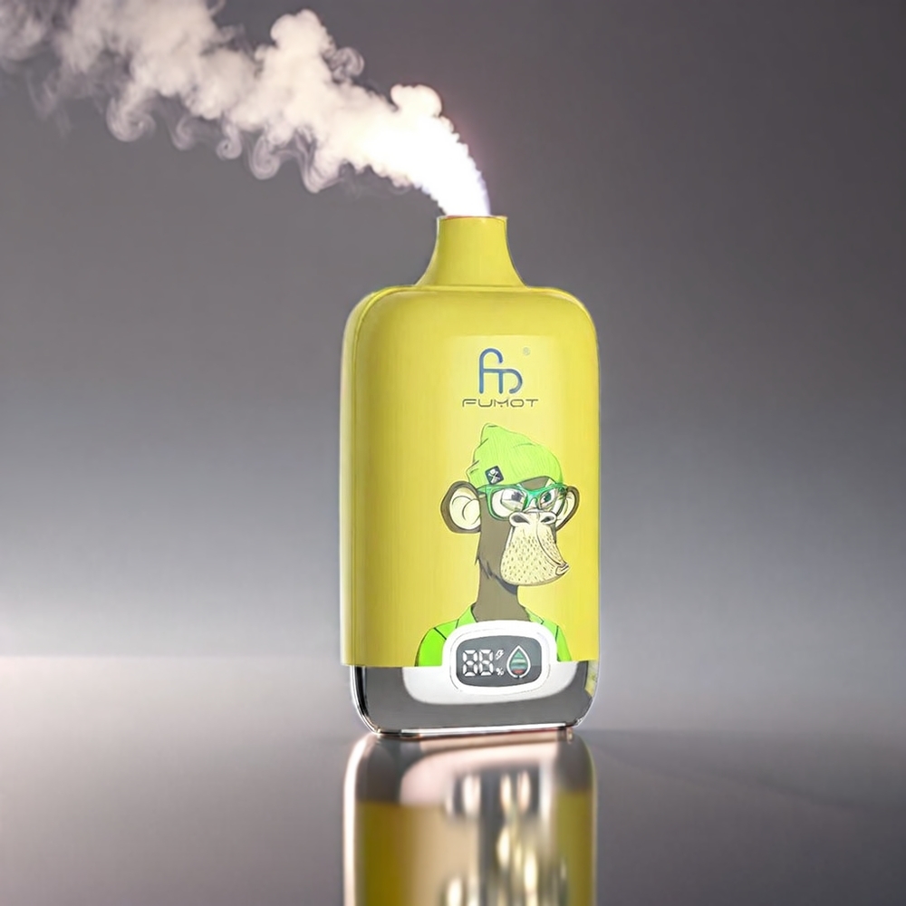 Fumot Tornado Digital 12000 Puffs Bær Lemonade 550mAh Type-C Engros Danmark