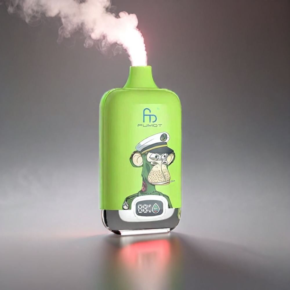 Fumot Tornado Digital 12000 Puffs Hindbær Vandmelon 67g 20ml Mesh 550mAh Type-C MTL Engros Danmark