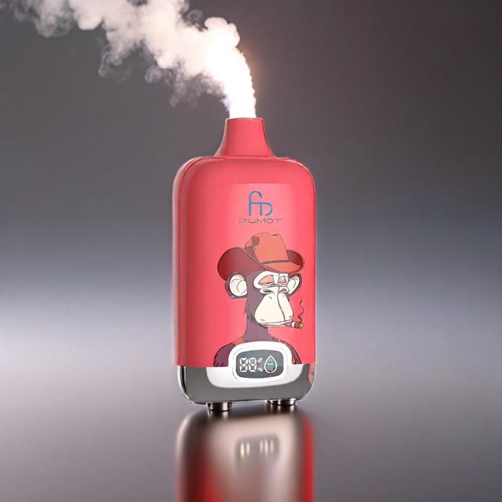 Fumot Tornado Digital 12000 Puffs Æble Bær Blast 20ml Mesh 550mAh Type-C MTL 67g 89.7x46.7x27mm Engros Danmark