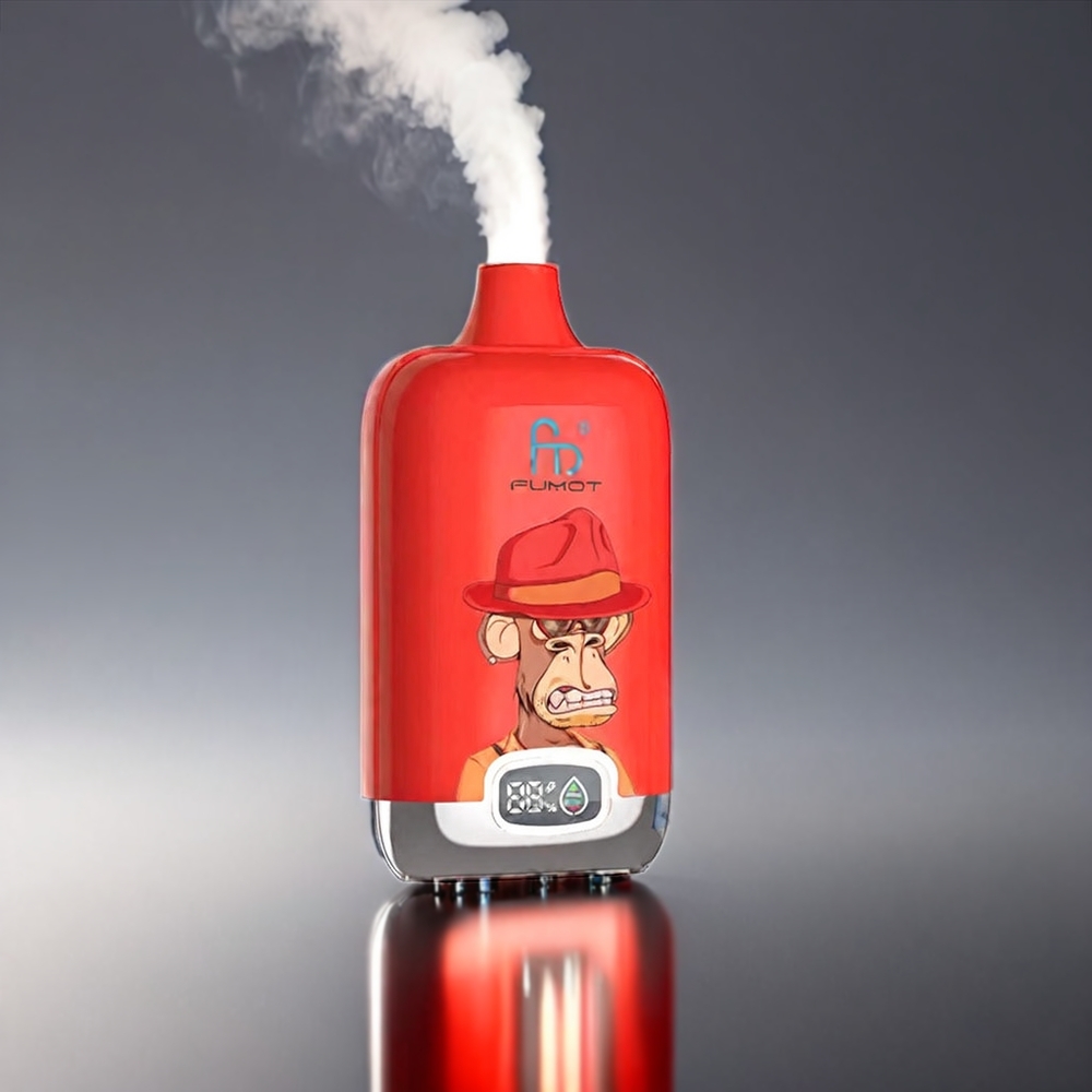 Fumot Tornado Digital Box 12000 Puffs 20ml Mesh 550mAh Type-C MTL To Æbler 89.7x46.7x27mm 67g Engros Danmark