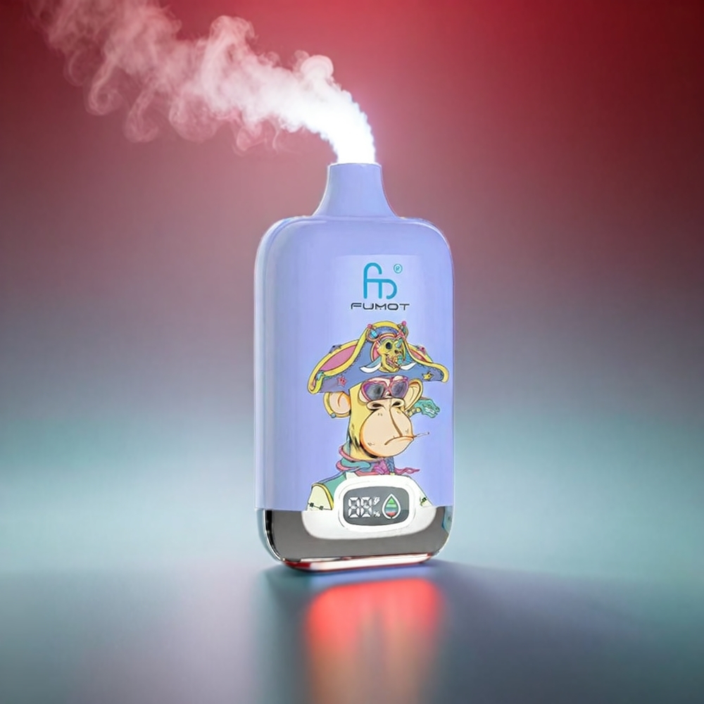 Fumot Tornado Digital Box 12000 Puffs 20ml Mesh Coil Type-C MTL Drømmende Mint 89.7x46.7x27mm 67g 550mAh Engros Danmark