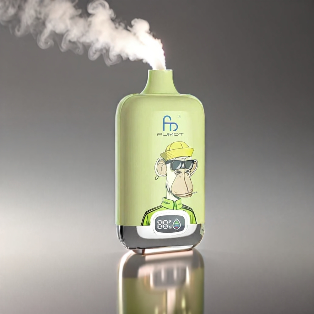 Fumot Tornado Digital Box 12000 Puffs 20ml Type-C MTL Kiwi Passionsfrugt Guava 67g Engros Danmark