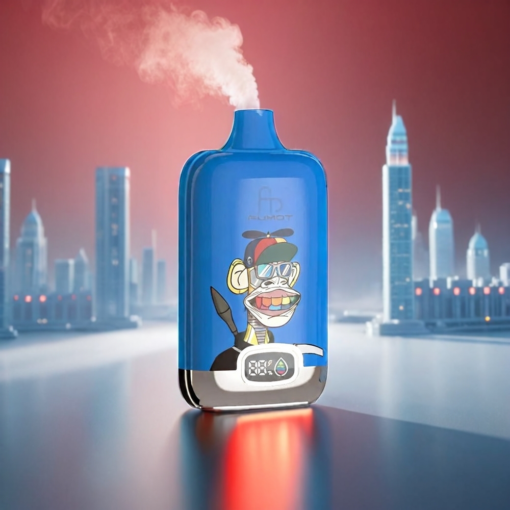 Fumot Tornado Digital Box 20ml 12000 Puffs Pop Mesh Coil 550mAh Type-C MTL 67g Engros Danmark