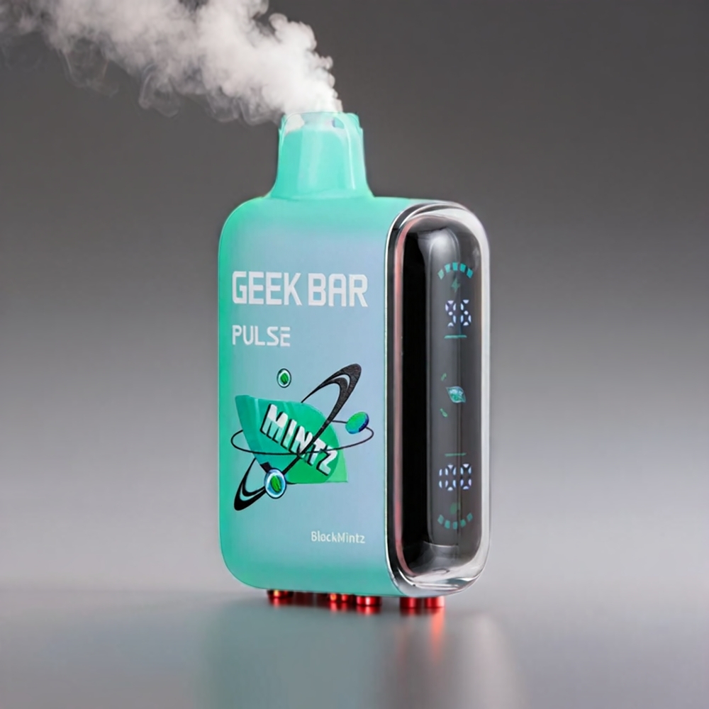 Geek Bar Pulse 15000 Puffs Mintz Edition 16ML 5% 650mAh USB-C Engros Danmark