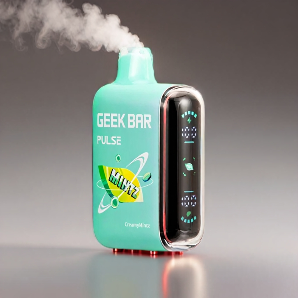 Geek Bar Pulse 15000 Puffs Mintz Edition 16ML 5% 650mAh USB-C Engros Danmark
