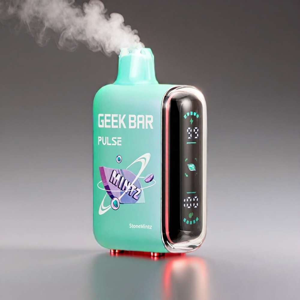 Geek Bar Pulse 15000 Puffs Mintz Edition 16ML 5% 650mAh USB-C Engros Danmark
