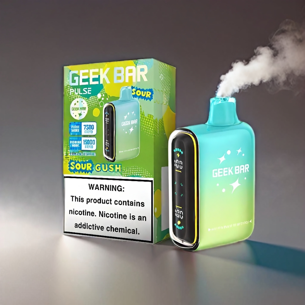 Geek Bar Pulse 15000 Pust Sour Udgave 16ML 5% 650mAh USB-C Engros Danmark